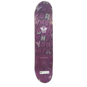 Sky Brown Monarch Project Rialto R7 Skateboard Deck 8.125" x 31.8" Purple/White